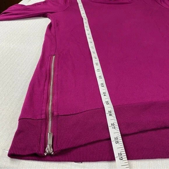 Chico’s Zenergy Side-Zip Magenta Tunic - Picture 7 of 11